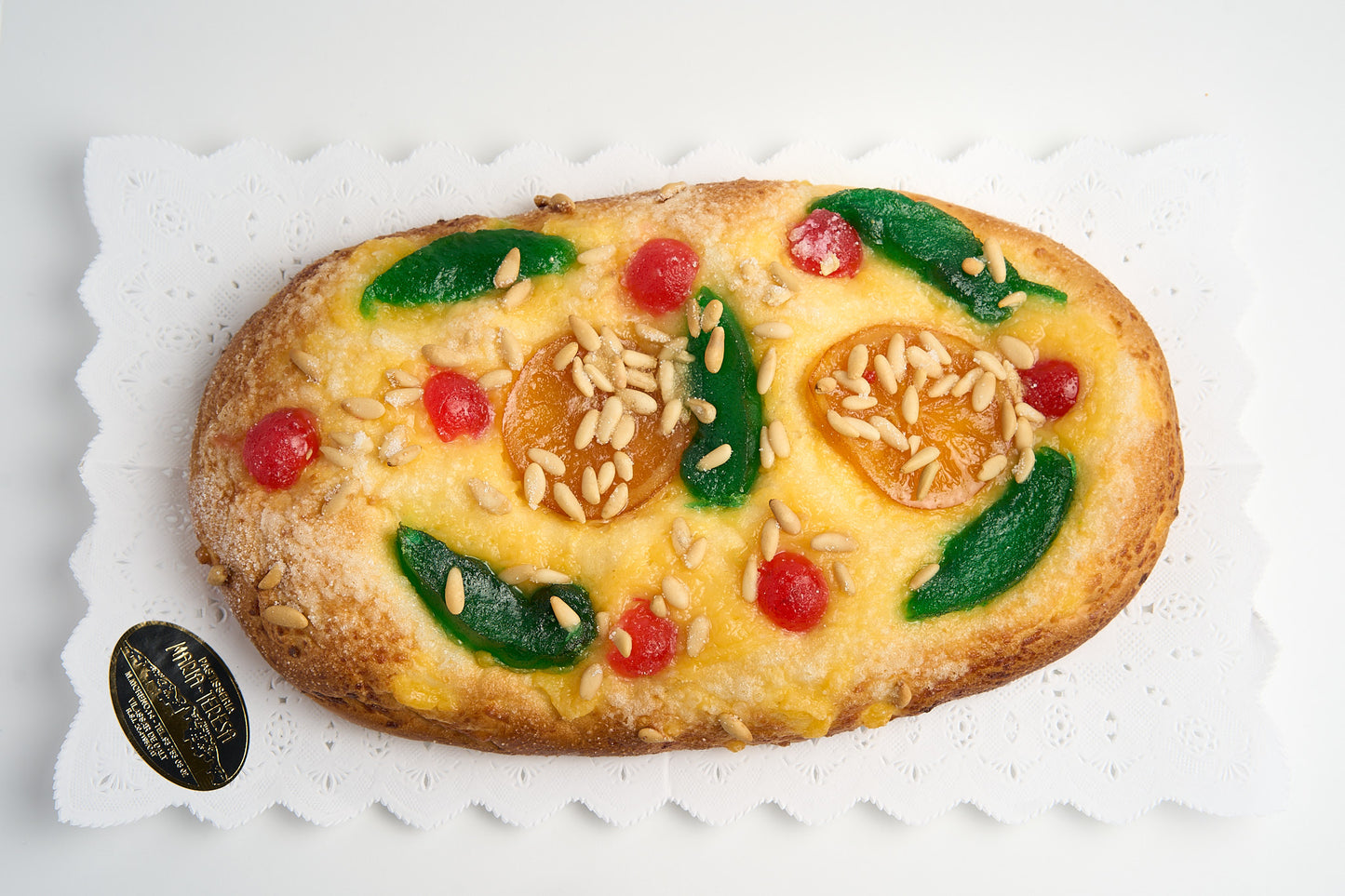 Coca de brioix amb fruita